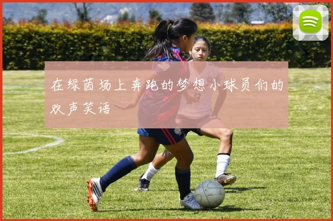 在绿茵场上奔跑的梦想小球员们的欢声笑语
